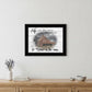Storm Dance at the Farm Black Framed Print Wall Art