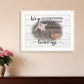 We Go Together Like Bacon and Eggs White Framed Print Wall Art