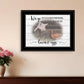 We Go Together Like Bacon and Eggs Black Framed Print Wall Art