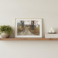 The Road Home 1 White Framed Print Wall Art