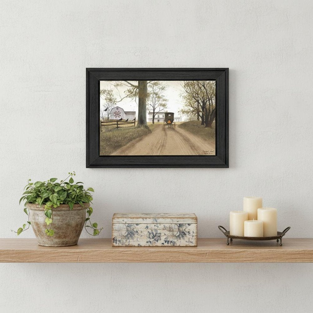 Headin Home 2 Black Framed Print Wall Art