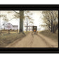 Headin Home 3 Black Framed Print Wall Art