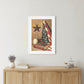 God and Country 1 White Framed Print Wall Art