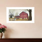 Antique Barn 5 White Framed Print Wall Art