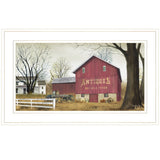 Antique Barn 1 White Framed Print Wall Art