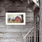 Antique Barn 1 White Framed Print Wall Art