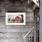 Antique Barn 1 White Framed Print Wall Art