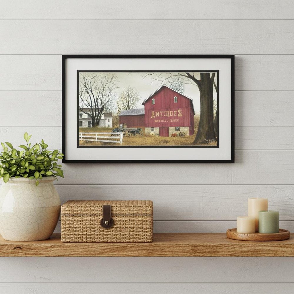 Antique Barn 3 Black Framed Print Wall Art