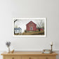 The Quilt Barn 4 White Framed Print Wall Art
