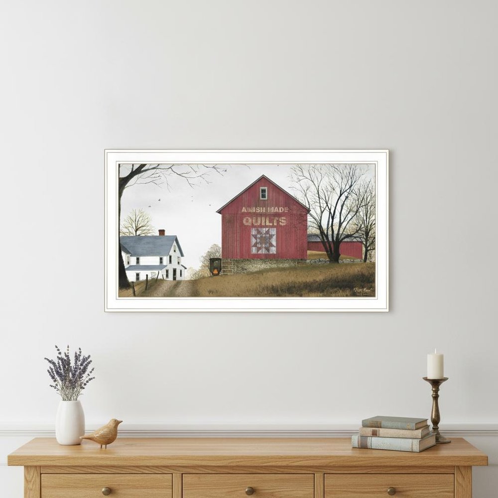 The Quilt Barn 4 White Framed Print Wall Art