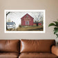 The Quilt Barn 4 White Framed Print Wall Art