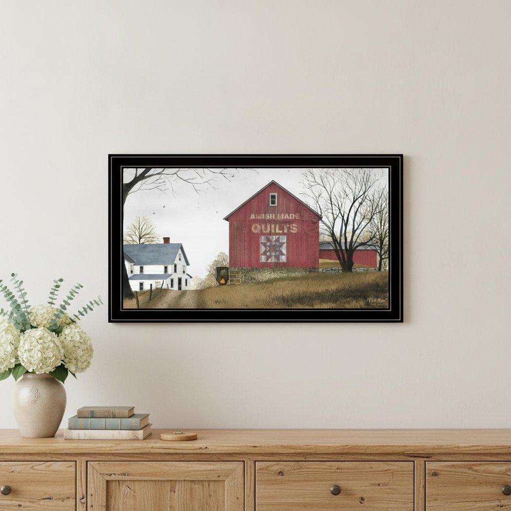 The Quilt Barn 5 Black Framed Print Wall Art