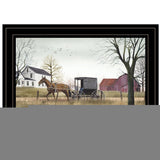 Goin to Market 3 Black Framed Print Wall Art