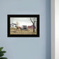 Goin to Market 3 Black Framed Print Wall Art