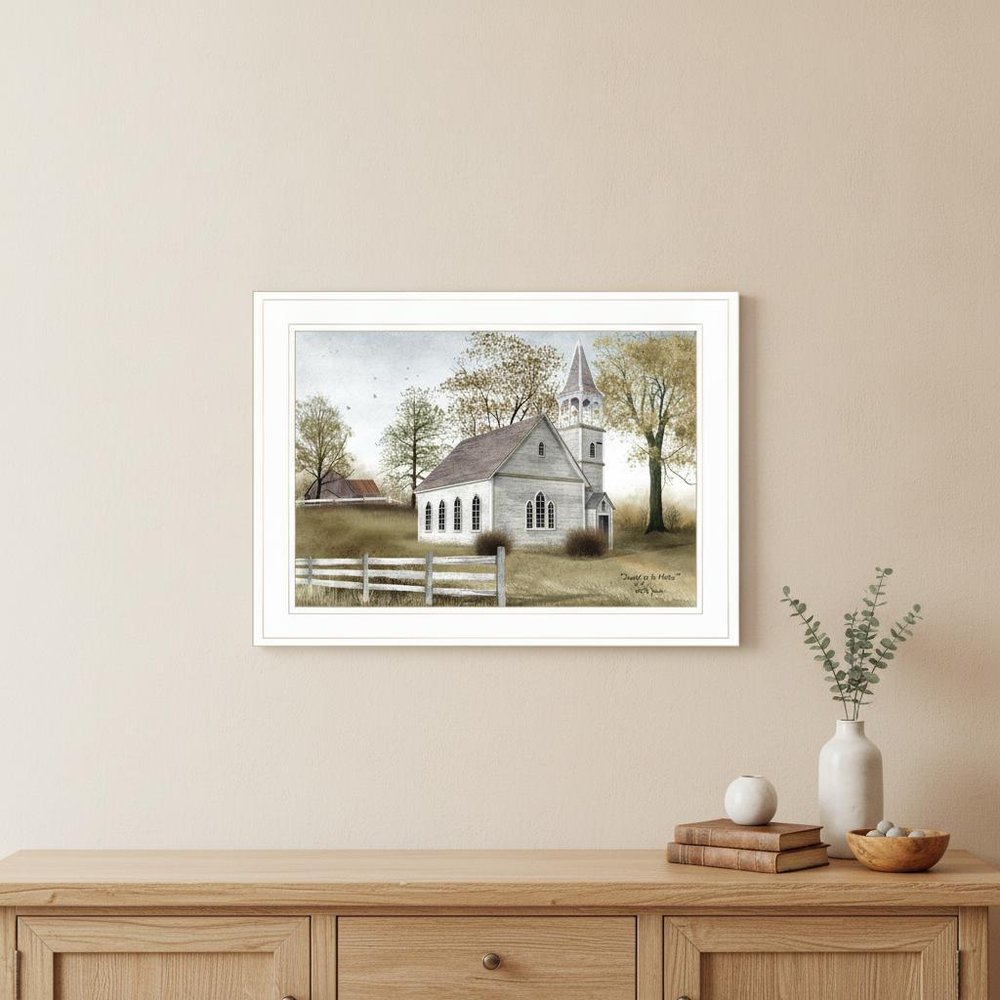 Sunday Go To Meetin 2 White Framed Print Wall Art
