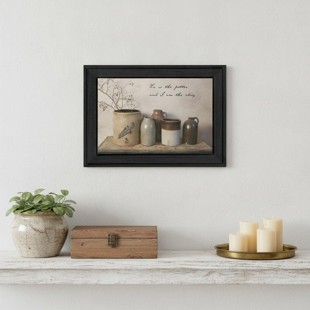 He is the Potter 2 Black Framed Print Wall Art