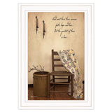 These Three Remain 1 White Framed Print Wall Art