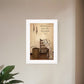 These Three Remain 1 White Framed Print Wall Art