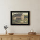Stone Barn 3 Black Framed Print Wall Art