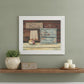 Clean Towels 2 White Framed Print Bathroom Wall Art