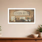 Gathering Room 1 White Framed Print Kitchen Wall Art