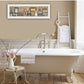 Starlight Bath 2 White Framed Print Bathroom Wall Art