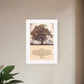 Living Life 3 White Framed Print Wall Art