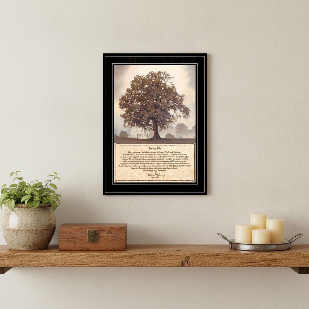Living Life 2 Black Framed Print Wall Art
