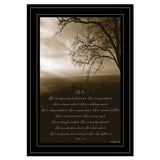 Life is 4 Black Framed Print Wall Art