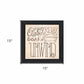 Soak and Relax 4 Black Framed Print Bathroom Wall Art