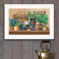 Antiques and Herbs 1 White Framed Print Kitchen Wall Art