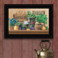 Antiques and Herbs 2 Black Framed Print Kitchen Wall Art