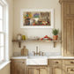 Antique Kitchen 4 White Framed Print Kitchen Wall Art