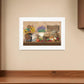 Antique Kitchen 1 White Framed Print Kitchen Wall Art