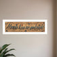 Always Kiss Me Goodnight 2 White Framed Print Wall Art