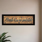 Always Kiss Me Goodnight 3 Black Framed Print Wall Art