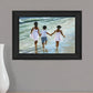 Running on the Beach 3 Black Framed Print Wall Art