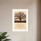 Life Is 5 White Framed Print Wall Art