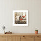 Playing Around 15x15 White Framed Print Wall Art