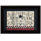 Bathroom 3 Black Framed Print Bathroom Wall Art