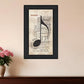 Music 7 Black Framed Print Wall Art