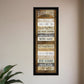 Farmhouse Rules 4 Black Framed Print Wall Art