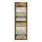 Family Rules Shutter 2 White Framed Print Wall Art