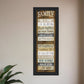 Family Rules Shutter 3 Black Framed Print Wall Art