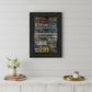 The Lords Prayer 3 Black Framed Print Wall Art