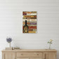 Wine With Friends White Framed Print Wall Art