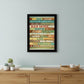 Dog Rules 7 Black Framed Print Wall Art