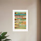 Dog Rules 2 White Framed Print Wall Art