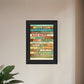 Dog Rules 3 Black Framed Print Wall Art