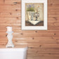 Bath Print 1 White Framed Print Bathroom Wall Art